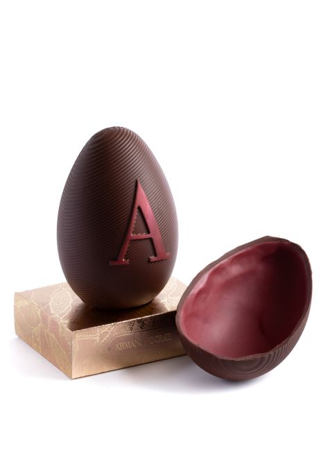 Spring egg 440g - double layer 63% dark chocolate and raspberry